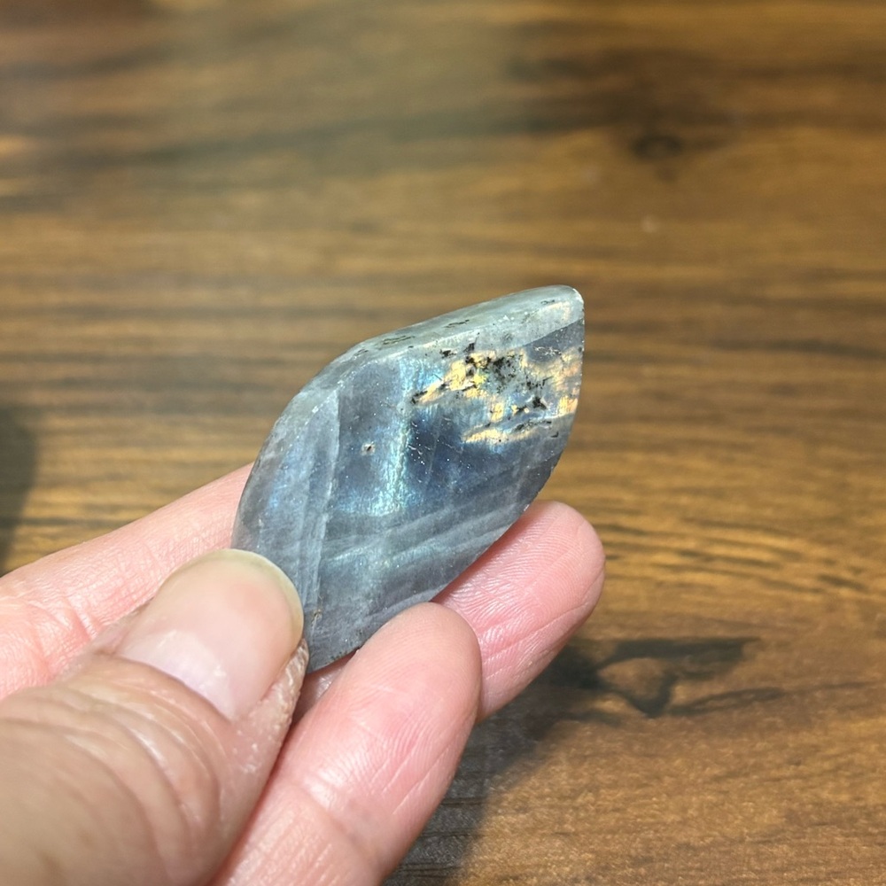 Rainbow flash labradorite cabochon